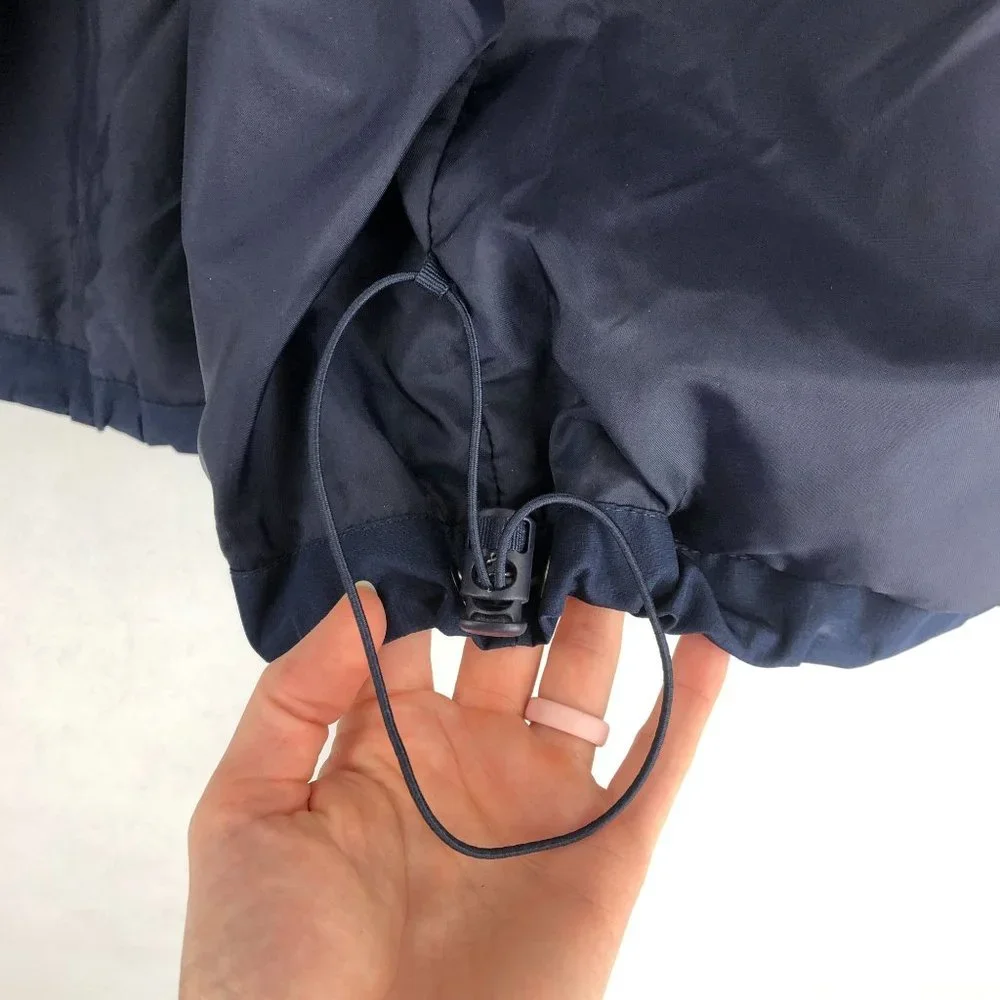 *SOLD* Eddie Bauer Men's Large Weather Edge Waterproof Blue Long Sleeve Jacket - Picture 9 of 13